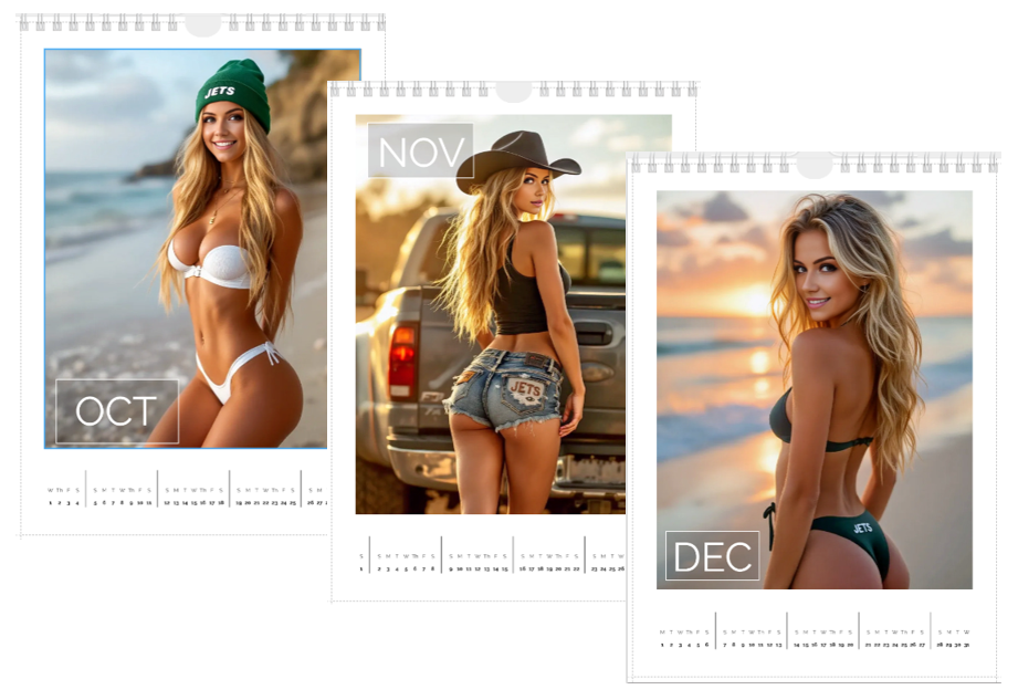Emma's 2025 Calendar (JETS EDITION)